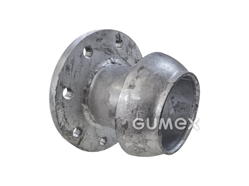 PERROT Nippel DN108 mit Flansch DN100
, verzinkter Stahl, 